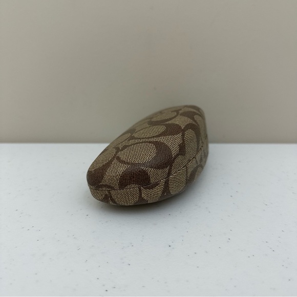 Coach Monogram Brown Clamshell Eyeglasses or Sunglasses Hard Case - Picture 4 of 13